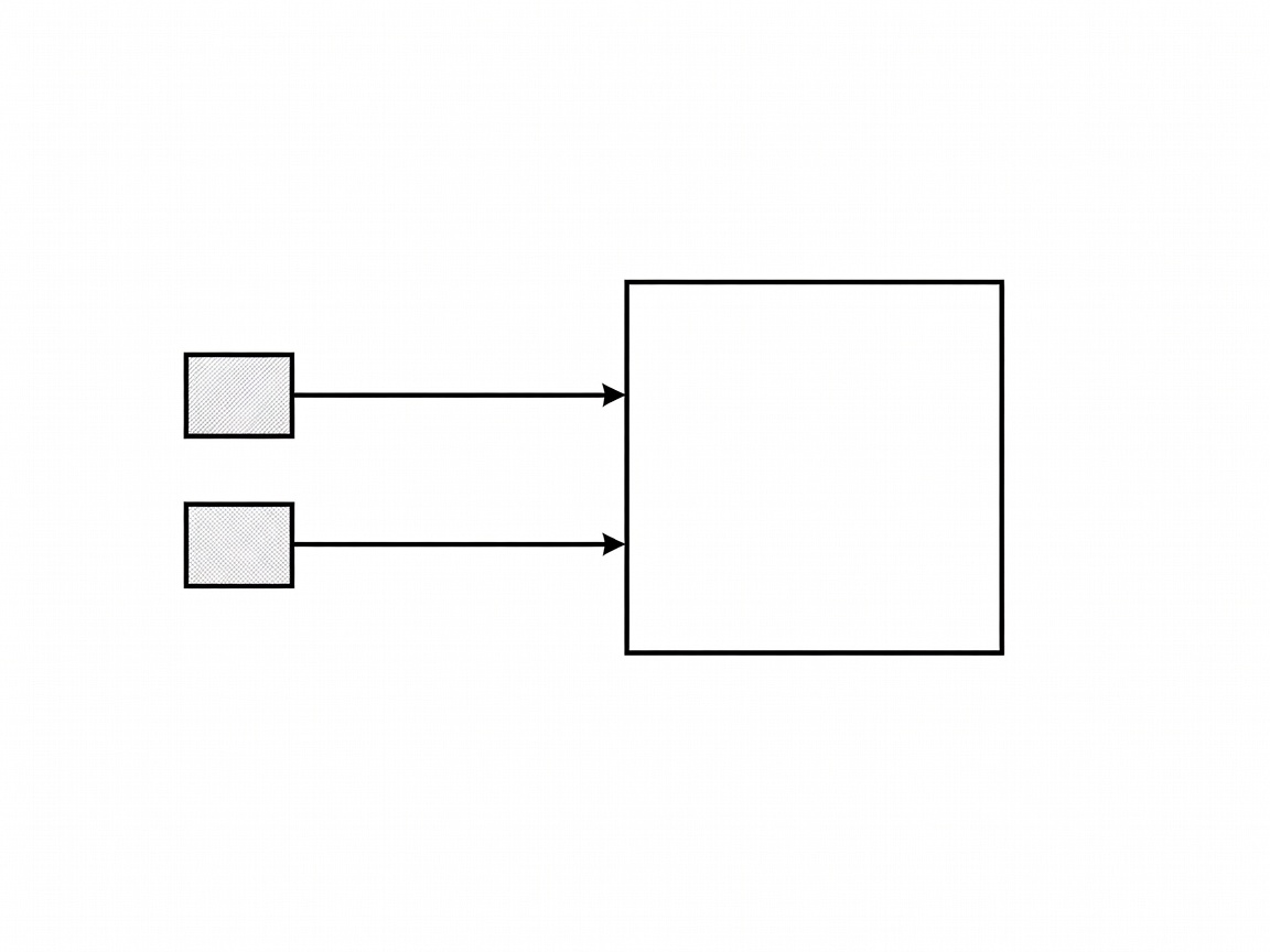 Block diagram illustrating a CPU connected to flash memory and SRAM via data and instruction buses